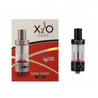 X2O ProV Mini Tank Sub-ohm + RTA coil - black and Silver