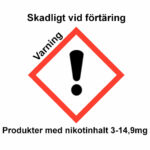 faroangivelse-clp e-cigaretter-6-12mg