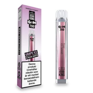 Aroma King GEM Grape Ice 20mg - Engangs E-sigarett