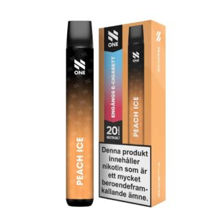 N One Peach Ice - Engangs E-sigarett
