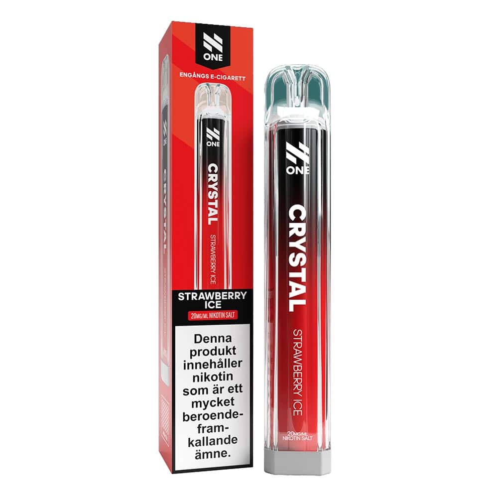 elfbar elfa master akku N One Crystal Strawberry Ice Disposable Vape | 600 Puffs