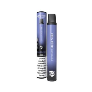 Rev Pod Blueberry 10mg - Engangs E-sigarett