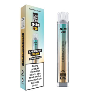 Aroma King GEM Caribbean Crush 20 mg - Engångs e-cigarett