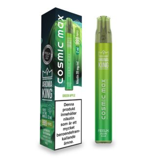 Aroma King Cosmic Max Green Apple 20 mg - Engångs e-cigarett