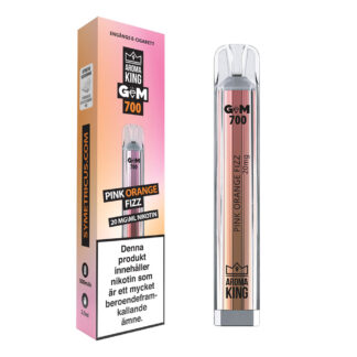 Aroma King GEM Pink Orange Fizz 20 mg - e-cigarett för engångsbruk