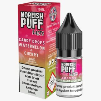 Moreish Puff Watermelon & Cherry 10mg 10ml - e væske med nikotin