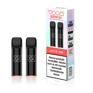 Voom Pod Mod Love66 2-pack - Pod Esitäytetty Pod