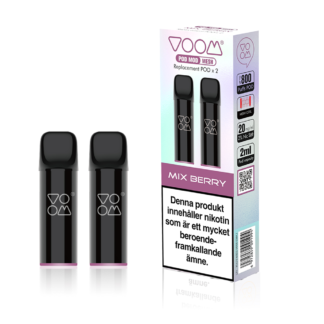 Voom Pod Mod Mix Berry 2-pakk - Pod Ferdigfylt