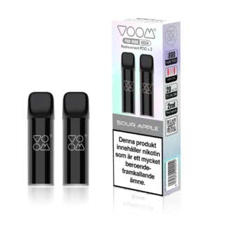 Voom Pod Mod Sour Apple 2-pack - Pod förfylld