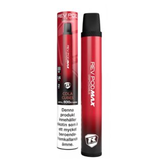 Rev Pod Max Cola Cubes 14mg - Disposable e-cigarette