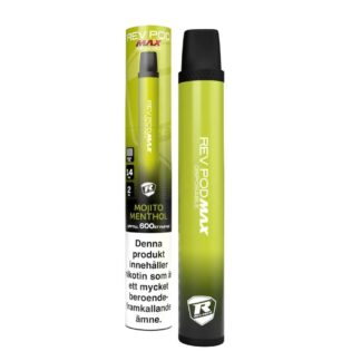 Rev Pod Max Mojito Menthol 14mg - Disposable E-cigarette