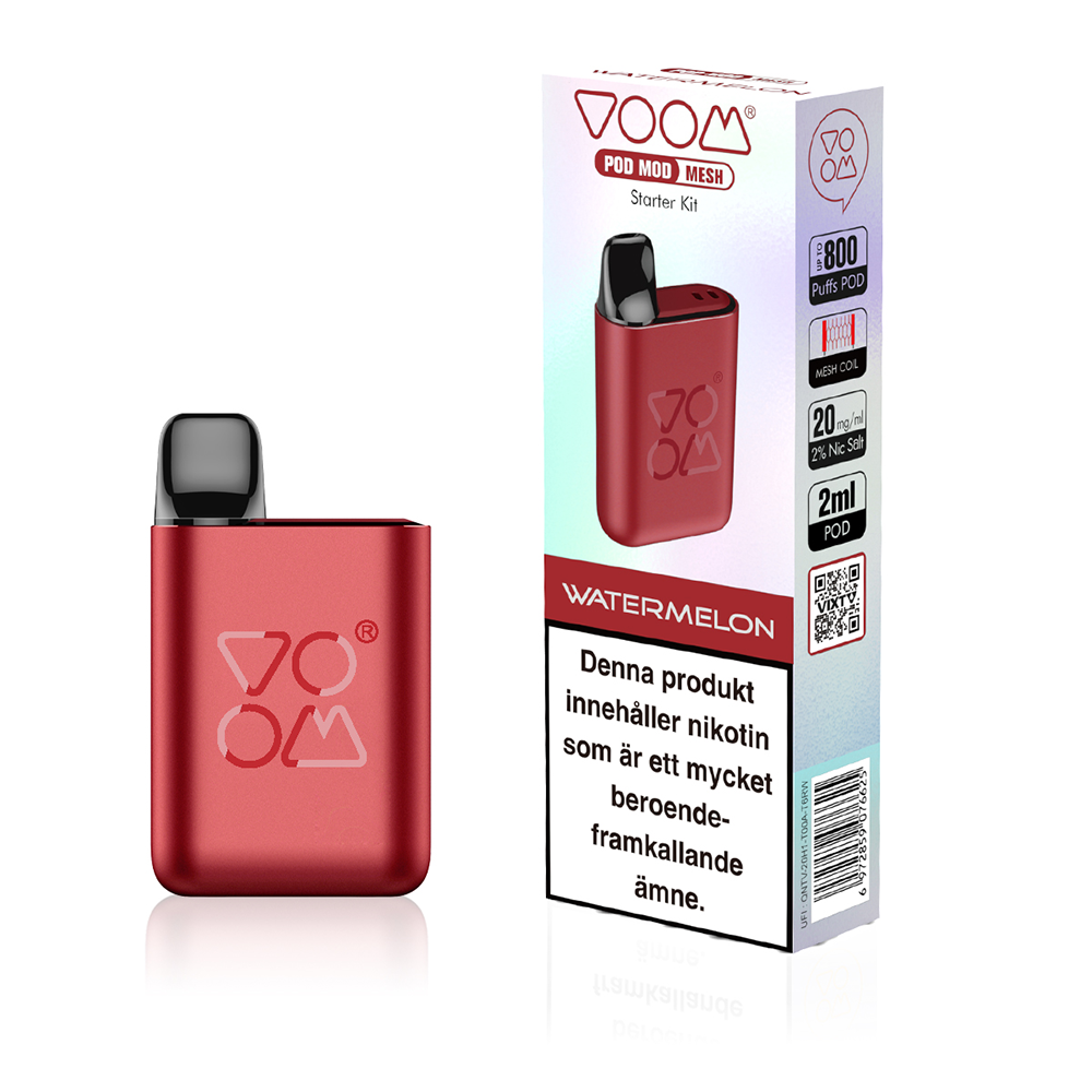 geekvape aegis solo 3 istruzioni Voom Pod Mod Vape Kit with Prefilled Pod Containing Mesh Coil