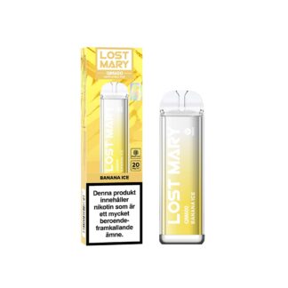 Lost Mary QM600 Banana Ice - Disposable e-cigarette
