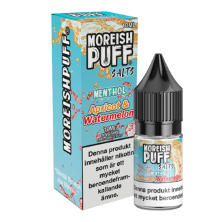 Moreish Puff Menthol Apricot Watermelon 10mg 10ml - e væske med nikotin