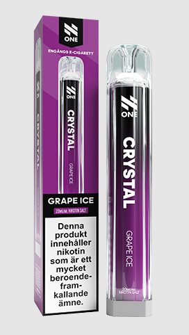 crystal vape grape N One Crystal Grape Ice Disposable Vape | Fast Delivery