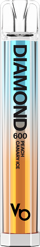 Diamond 600, Engångs - Peach Canary Ice 20mg