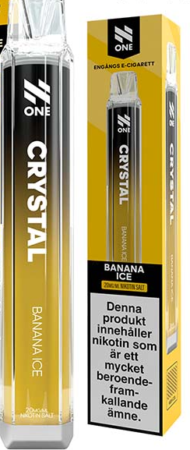 N One Crystal Banana Ice - Disposable vape