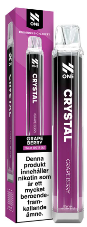 N One Crystal Grape Berry - Disposable vape