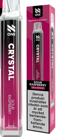 N One Crystal Sour Raspberry - Disposable vape