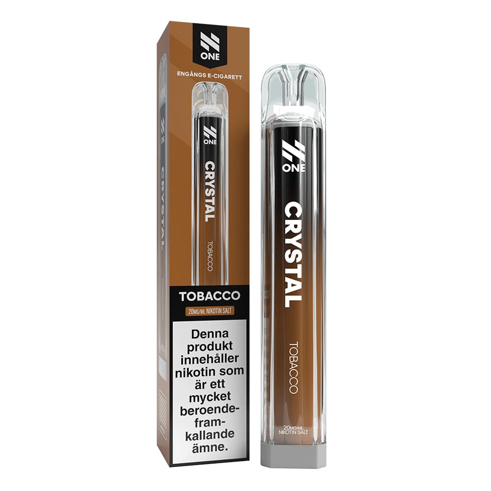N One Crystal Tobacco Disposable Vape | Rich Tobacco Flavour