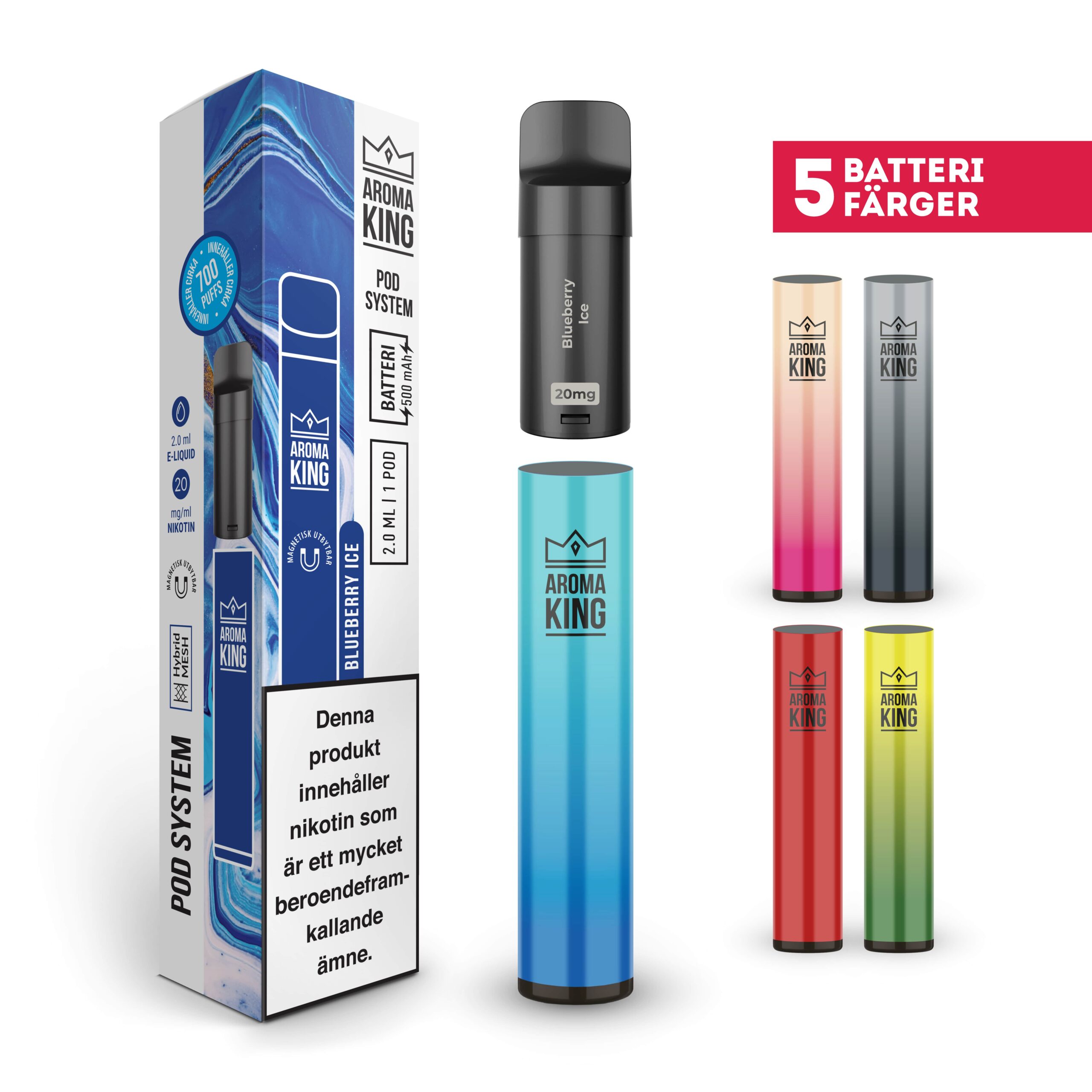 Aroma King Pod Classic Kit | Rechargeable Pod System | Vape247