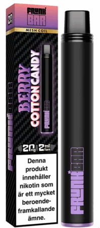 Frunk Bar Berry Cotton Candy - Engangs E-sigarett