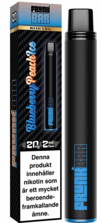 Frunk Bar Blueberry Peach Ice - E-cigarett för engångsbruk