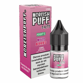 Moreish Puff Fruits - Mixed Berries 10mg 10ml - E-juice med nikotin
