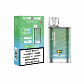 VM8 Crystal Box Mint tyggegummi 14,9 mg - Engangsdamp