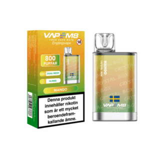 VM8 Crystal Box Mango 14,9 mg - Engangs vape