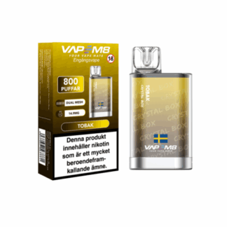 VM8 Crystal Box Tobacco 14,9 mg - Engangs vape