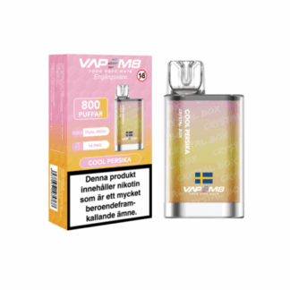 VM8 Crystal Box Cool Peach 14.9mg - Disposable vape