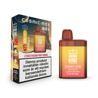 AK Cosmic Box Lychee Passionfruit Appelsiini 20mg - Kertakäyttöinen höyrylaite