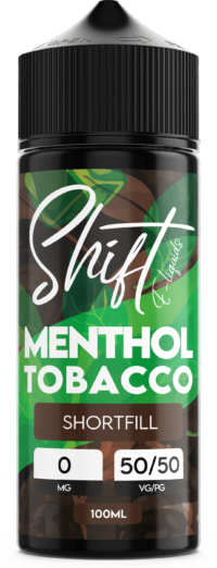 Shift Shortfill MENTHOL TOBACCO 100 ml
