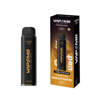 VM8 VM7000 Classic Tobacco 0mg - engangs vape