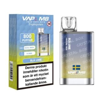 VM8 Crystal Box Blue Lime 14.9mg - Disposable vape