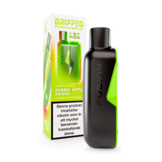 DRIPPED FUSION SPLIT POD Dubbel Apple Shisha 14,5mg